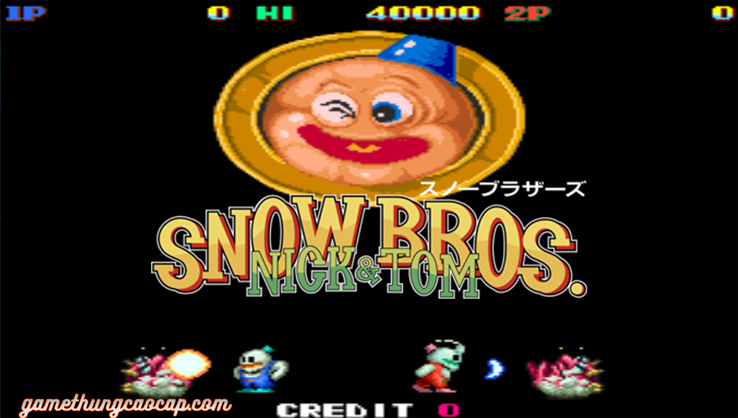 Game Thùng Bắn Tuyết - Snow Bros