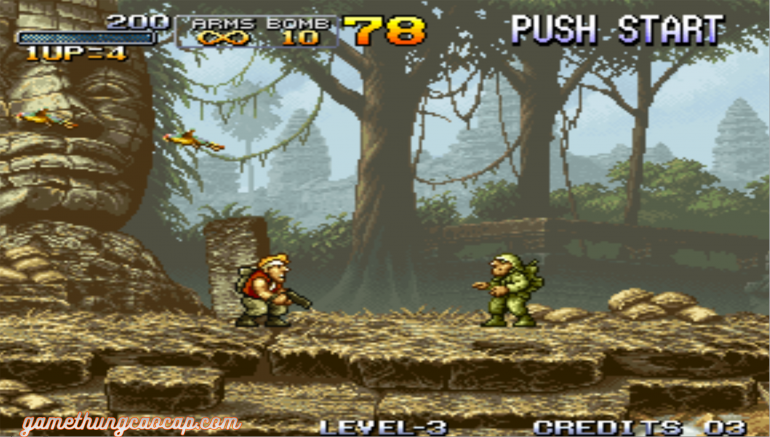 Game đi cảnh: Rambo Lùn - Metal Slug Game Play